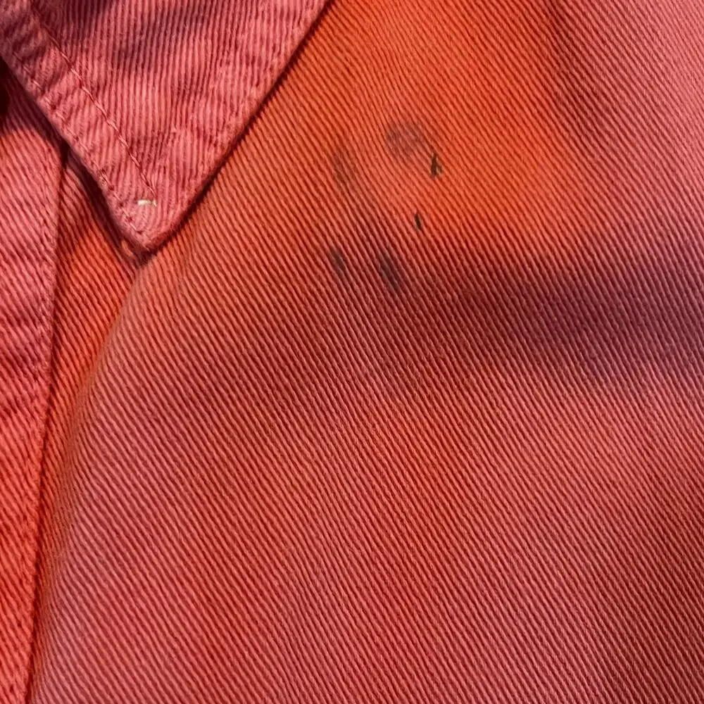 Biker Design Sturgis Buffalo Sleeveless Button Shirt‎ Men M Western Y2K Orange